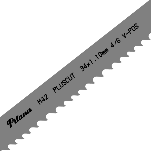 M42 PLUSCUT Band saw blade Pilanametal Production of bimetal