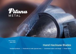 New hand hacksaw blades catalogue